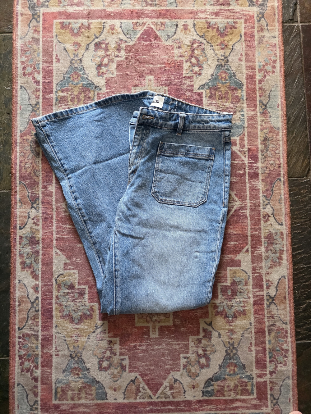ROLLA'S Light Blue Wide Leg Jeans
